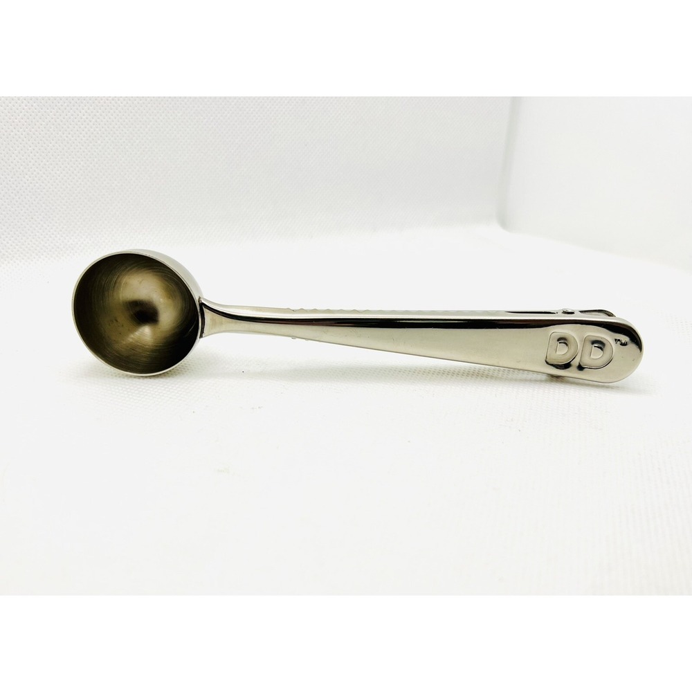 DUNKIN DONUTS Stainless Steel Coffee‎ Scoop Bag Clip DD Java Coffee Espresso Tea - Picture 2 of 7
